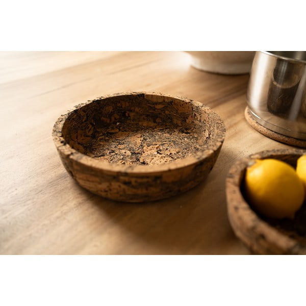 Korková miska v přírodní barvě 112,5 ml Querco – ZicZac-image-1