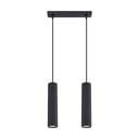 Černé kovové závěsné svítidlo Gleam – Sollux