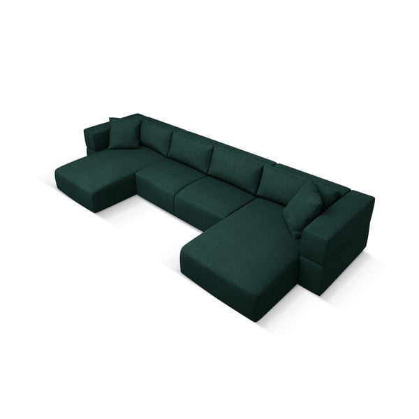 Zelená rohová pohovka do "U" Esther – Milo Casa-image-2