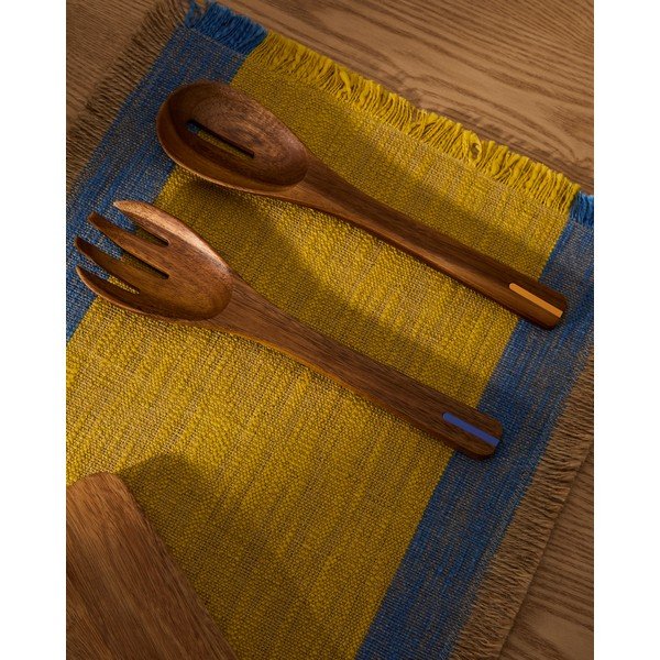 Dřevěný salátový příbor Zairin – Kave Home-image-1