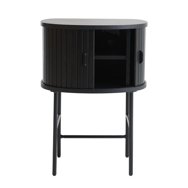Černý noční stolek Nola – Unique Furniture-image-3