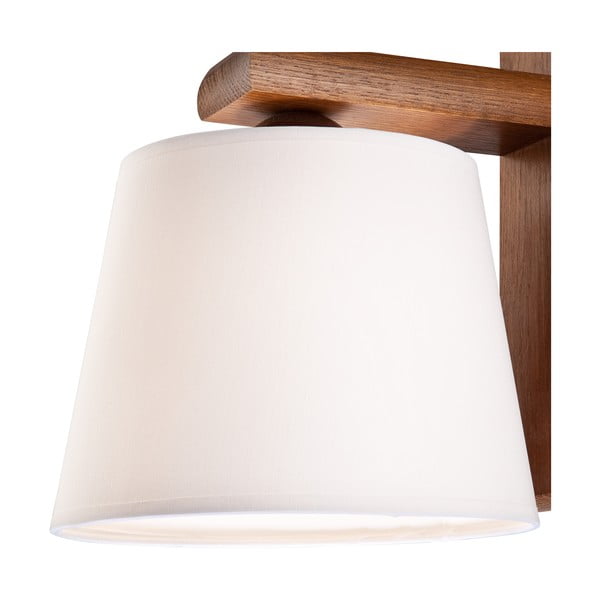 Tmavě hnědé nástěnné svítidlo ø 20 cm Aida – LAMKUR-image-4