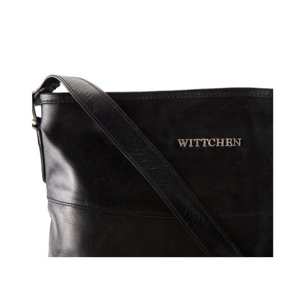 Kožená kabelka Elegance City Black-image-3