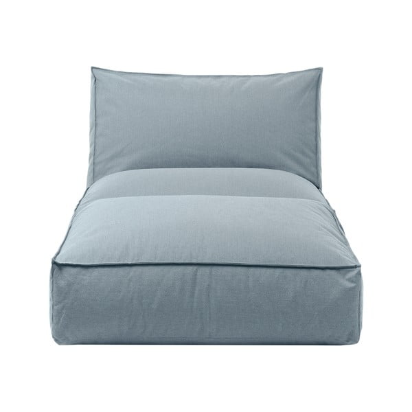 Světle modré polstrované venkovní lehátko Blomus Stay