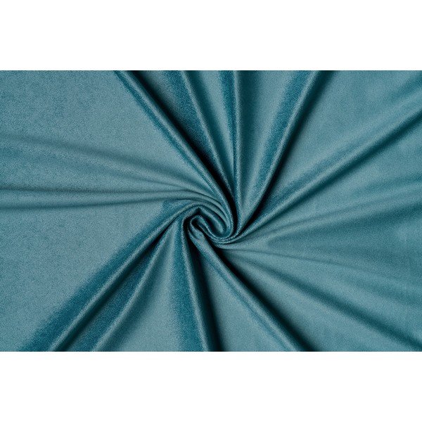 Tyrkysový sametový závěs 140x260 cm Novara – Mendola Fabrics-image-1