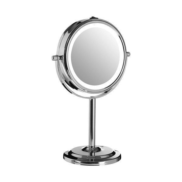 Kosmetické zrcadlo s osvětlením/zvětšovací (zvětšení 2x) ø 15 cm Cassini – Premier Housewares