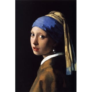 Reprodukce obrazu 50x70 cm Girl with a Pearl Earring - Fedkolor