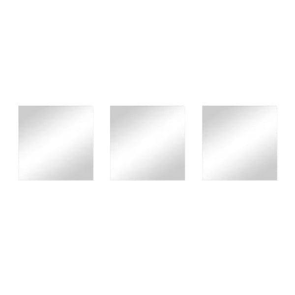 Nástěnná zrcadla v sadě 3 ks 30x30 cm – MSV