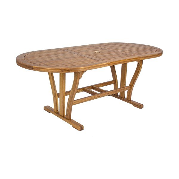 Zahradní jídelní stůl z masivu akácie 90x150 cm Noemi  – Bizzotto-image-2