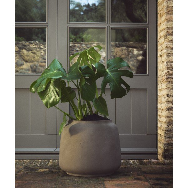 Betonový obal na květináč ø 40 cm Lira – Kave Home-image-1