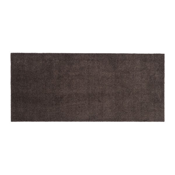 Tmavě hnědá rohožka tica copenhagen Unicolor, 67 x 150 cm