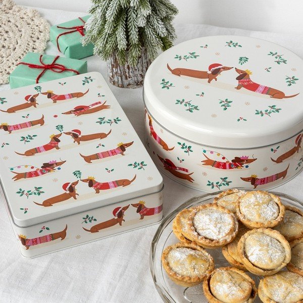 Potravinová krabička Festive Sausage Dog – Rex London-image-3