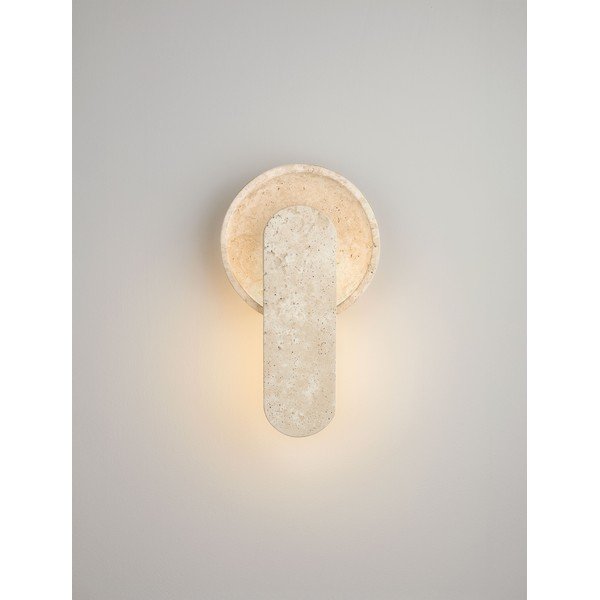 Béžové kamenné LED nástěnné svítidlo Mavis – Nova Luce-image-3