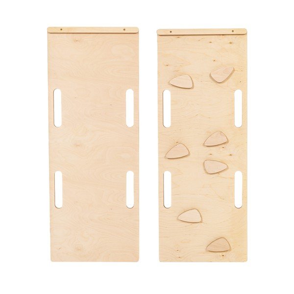 Houpačka z borovicového dřeva v přírodní barvě 39x75x38 cm Montessori – Meowbaby-image-4