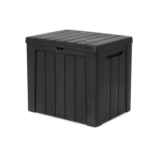 Tmavě šedý plastový zahradní úložný box Urban – Keter