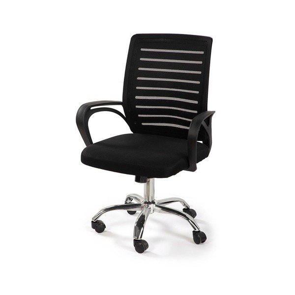 Černá čalouněná kancelářská židle Evon – Bonami Essentials