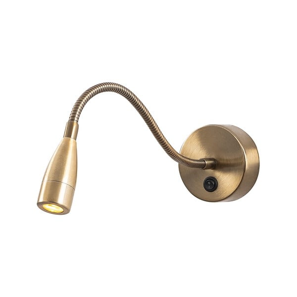 LED nástěnné svítidlo ve zlaté barvě Reading – Opviq lights-image-2