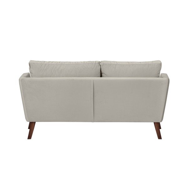 Béžová třímístná pohovka Mazzini Sofas Elena, s lenoškou na pravém rohu-image-2