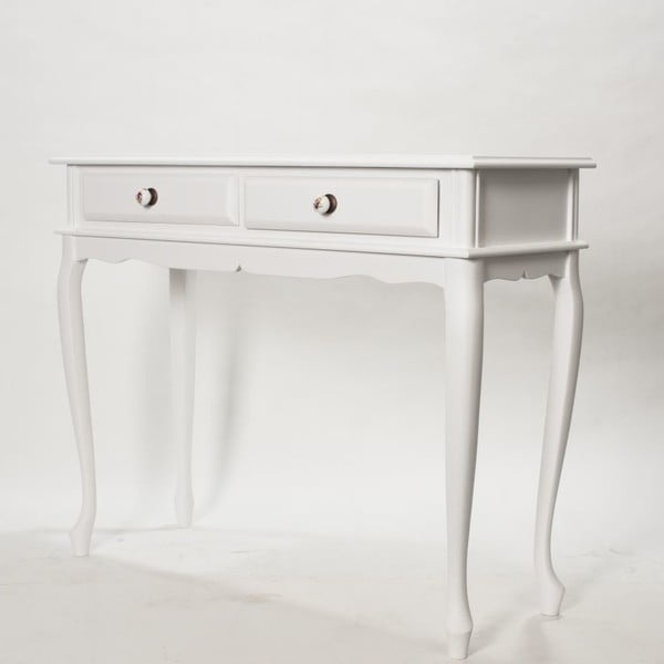 Konzolový stolek Terra White, 100x38x81 cm