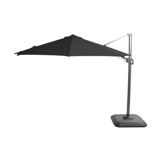 Tmavě šedý slunečník ø 300 cm Shadowflex – Hartman