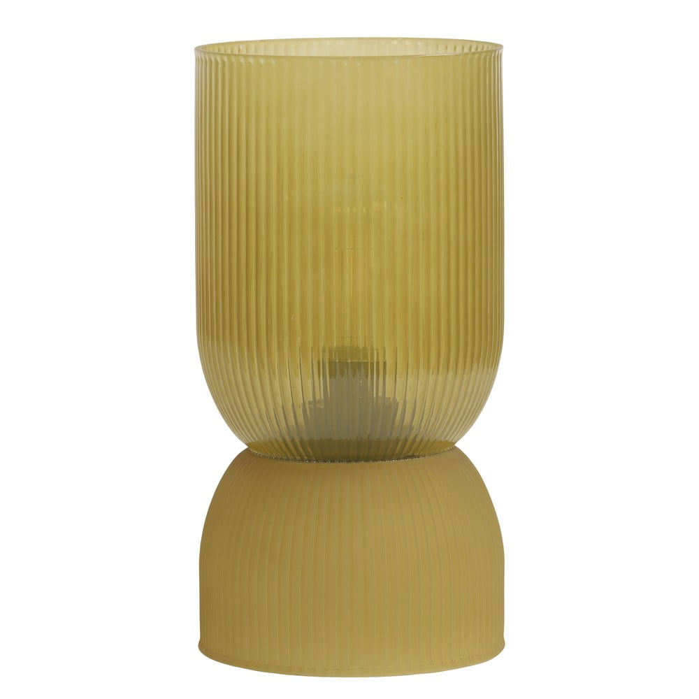 Okrově žlutá stolní lampa (výška 27,5 cm) Phoebe – Light & Living