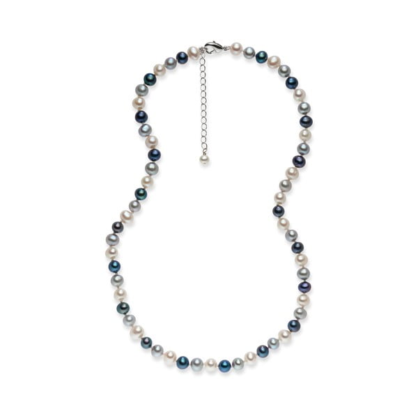 Perlový náhrdelník Nova Pearls Copenhagen Cerise, délka 42 cm