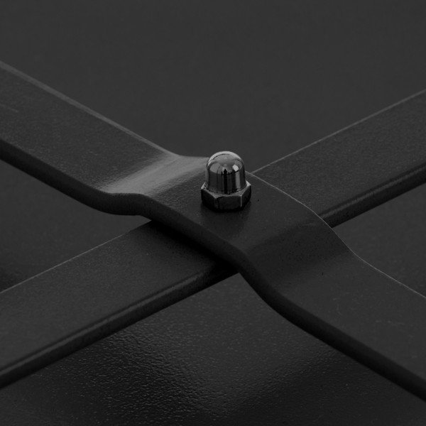 Kovový kulatý zahradní odkládací stolek ø 50 cm Marzia – LDK Garden-image-1