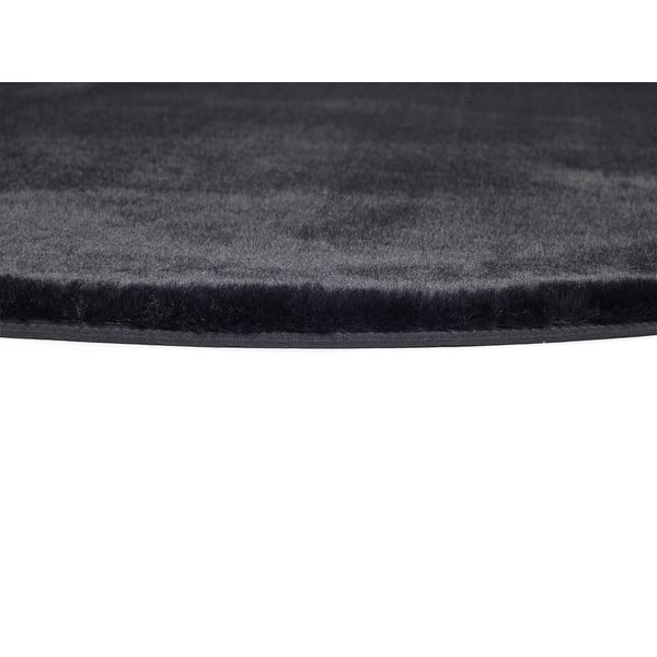 Černý koberec Universal Fox Liso, Ø 120 cm-image-2