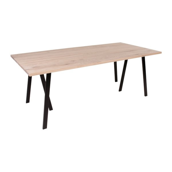 Jídelní stůl s deskou ze světlého dubového dřeva House Nordic Nantes, 220 x 95 cm