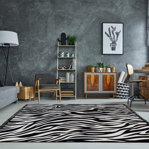 Oboustranný pratelný koberec Kate Louise Doube Sided Rug Zebra, 80 x 150 cm-image-1