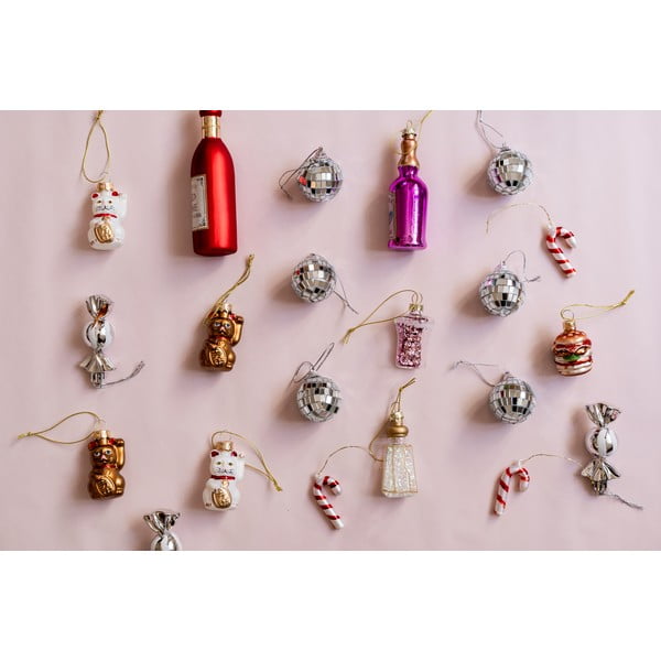 Plastové vánoční koule v sadě 6 ks ø 4 cm Mirror Ball Mini – Sass & Belle-image-4