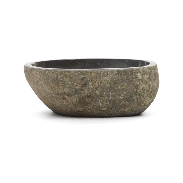 Šedé kamenné kulaté umyvadlo ø 40 cm Tetsu – Kave Home