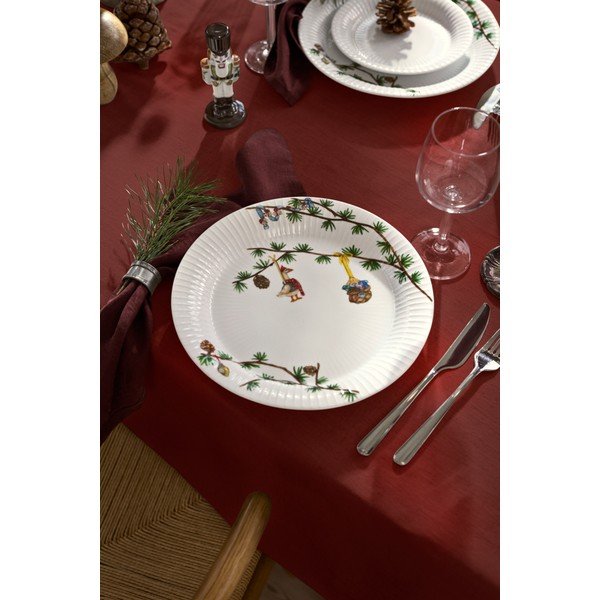 Bílý porcelánový talíř s vánočním motivem ø 27 cm Hammershøi Christmas – Kähler Design-image-3