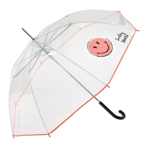Transparentní deštník Smiley World Tangerine 