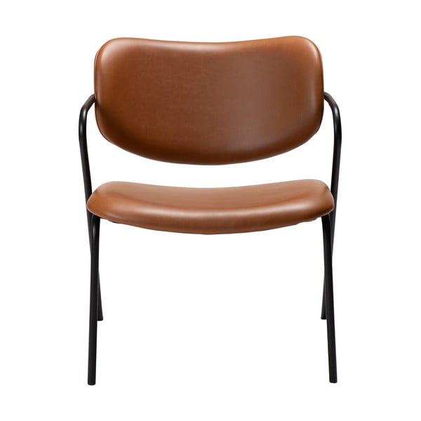 Koňakově hnědé křeslo z imitace kůže Zed – DAN-FORM Denmark-image-2