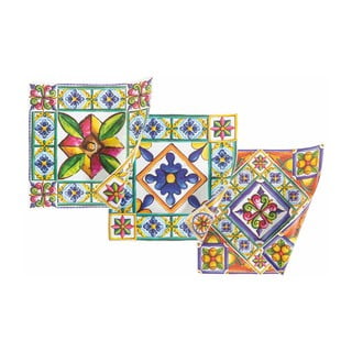 Plastové prostírání 6 ks 37x37 cm Costiera – Villa d'Este