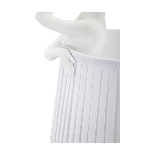 Bílá stolní lampa s textilním stínidlem (výška 62,5 cm) Ballet – Mauro Ferretti-image-4