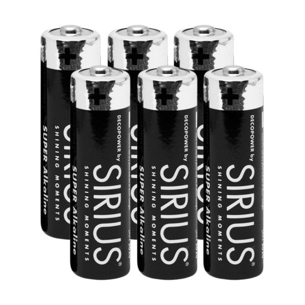 Alkalické baterie 6 ks DecoPower – Sirius-image-1