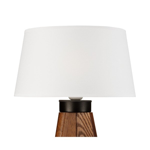 Bílá stolní lampa - LAMKUR-image-4