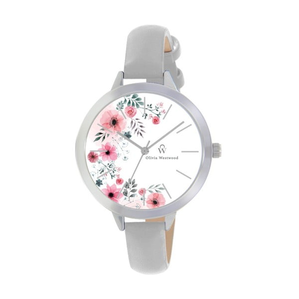 Dámské hodinky s řemínkem v bílé barvě Olivia Westwood Haka