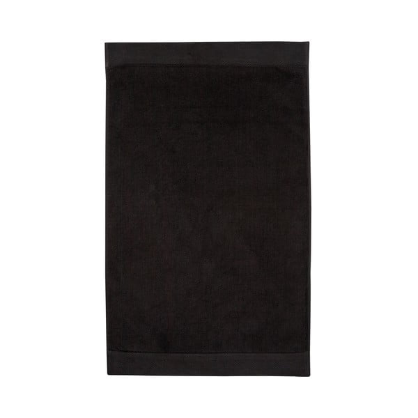 Černá koupelnová předložka Seahorse Pure, 50 x 90 cm