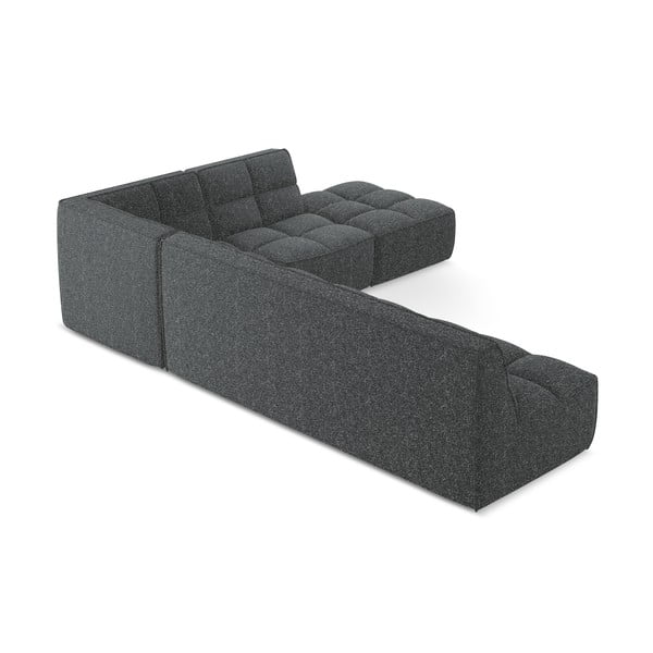Tmavě šedá modulární rohová pohovka (variabilní roh) Kalai – Makamii-image-4