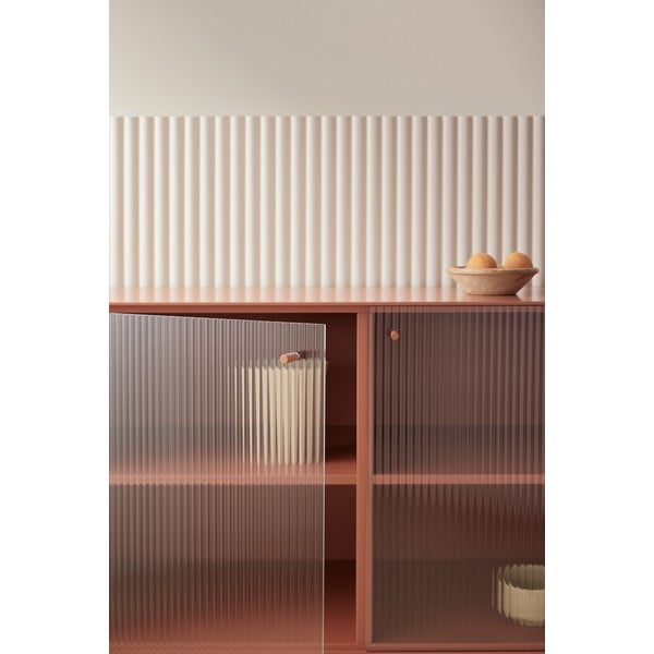 Vitrína v cihlové barvě 91x111 cm Edge by Hammel – Hammel Furniture-image-3