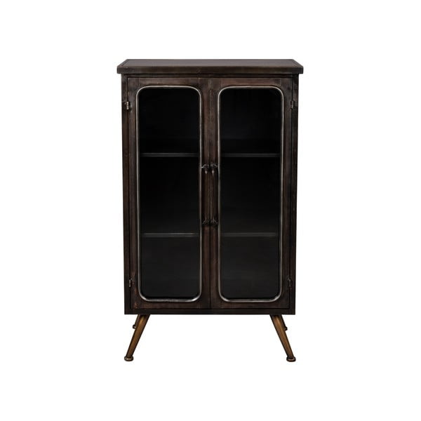 Černá kovová vitrína 60x100x35 cm Denza – Dutchbone