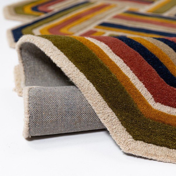 Ručně tkaný vlněný koberec 140x200 cm Lattice Shaped  – Flair Rugs-image-2