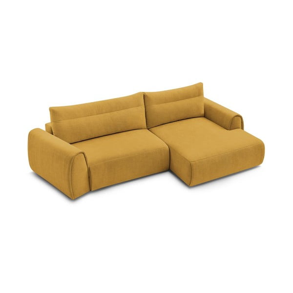 Okrově žlutá rohová pohovka Aden – Bobochic Paris-image-4