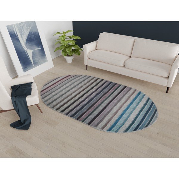 Modro-šedý pratelný koberec 160x230 cm – Vitaus-image-1