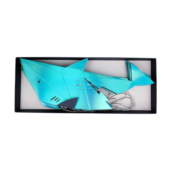 Papírové čepice v sadě 8 ks Shark – Meri Meri-image-4