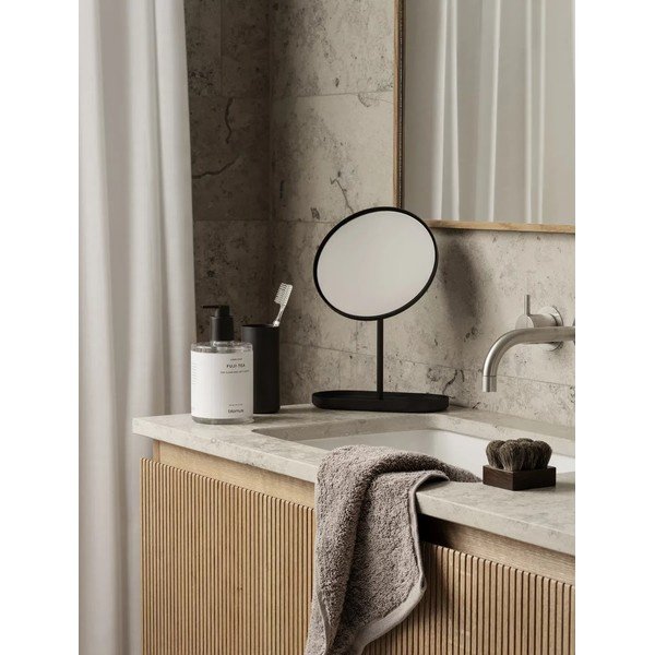 Šedé froté ručníky v sadě 2 ks z bio bavlny 30x50 cm Riva – Blomus-image-2