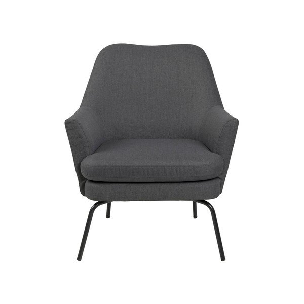 Tmavě šedé křeslo Actona Chisa-image-1